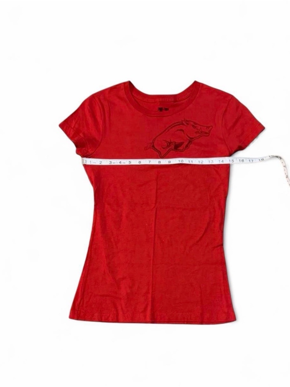 Red Razorbacks Graphic Tee Sz S - Picture 2 of 6